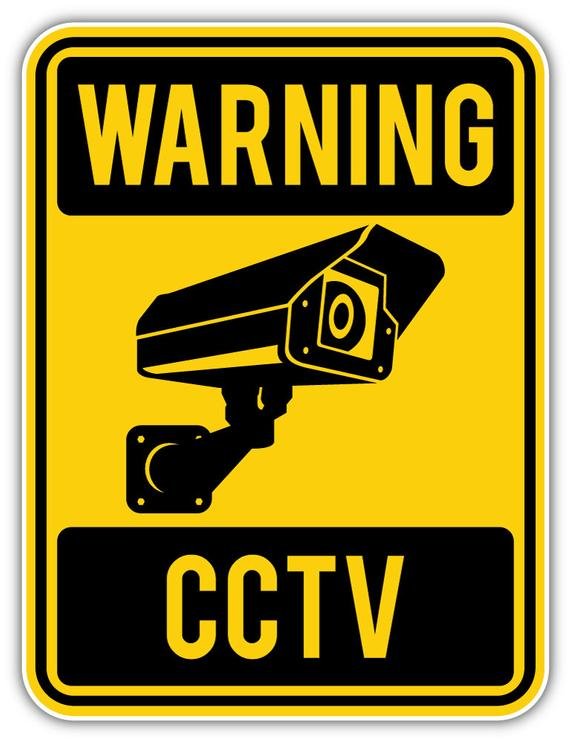 CCTV Warning Stickers
