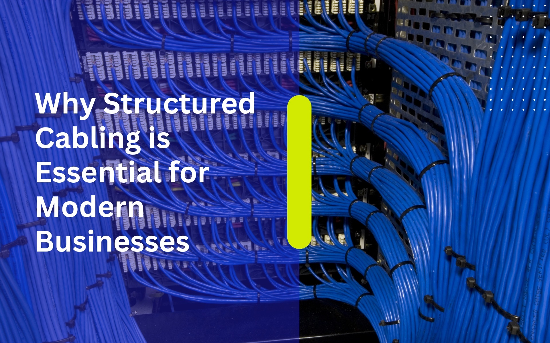 Why Structured Cabling is Essential for Modern Businesses.