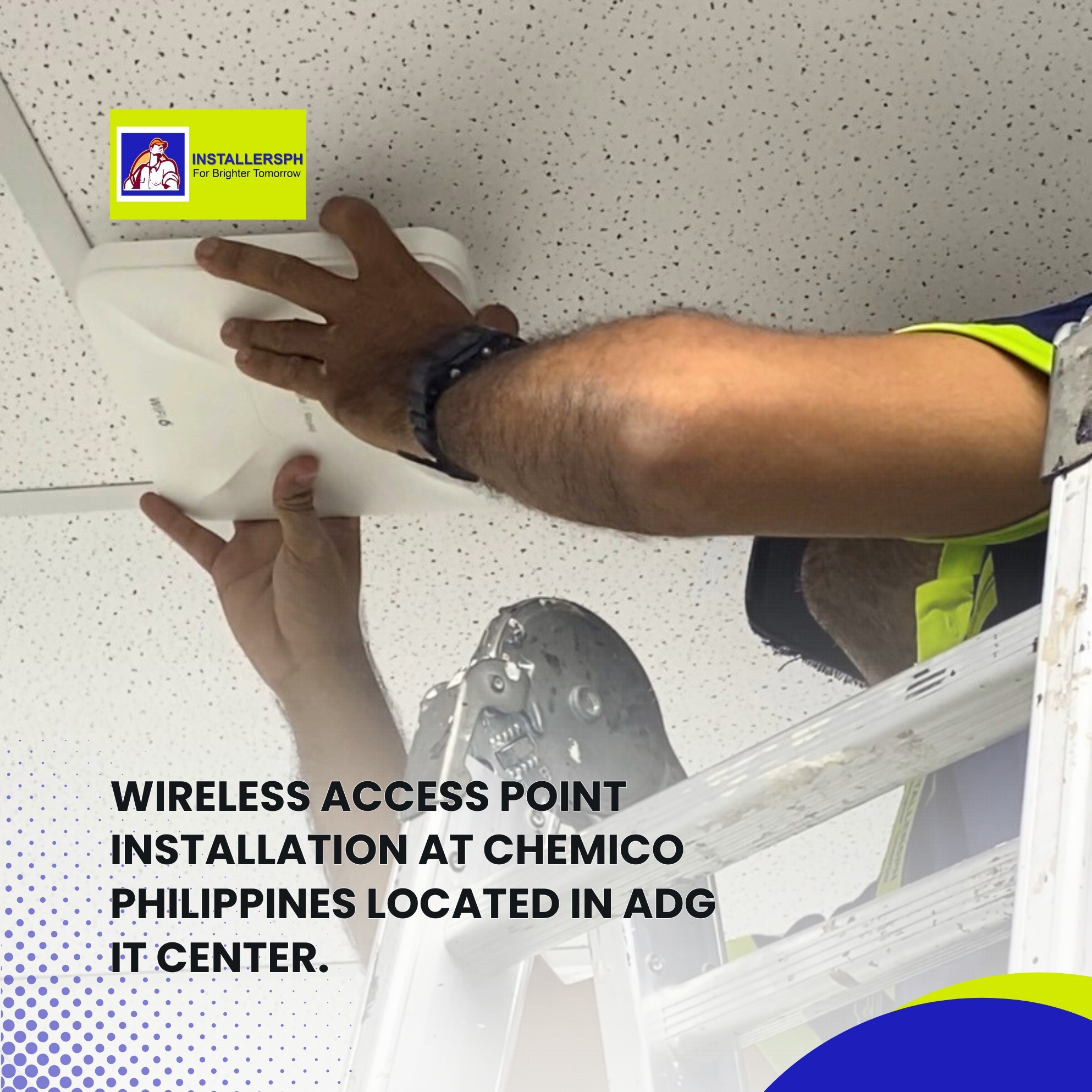 Installation of Wireless Access Point and Projector at Chemico Health and Beauty Solution.