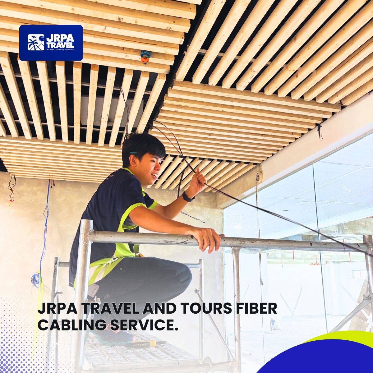 JRPA TRAVEL AND TOURS Structured Cabling Service.