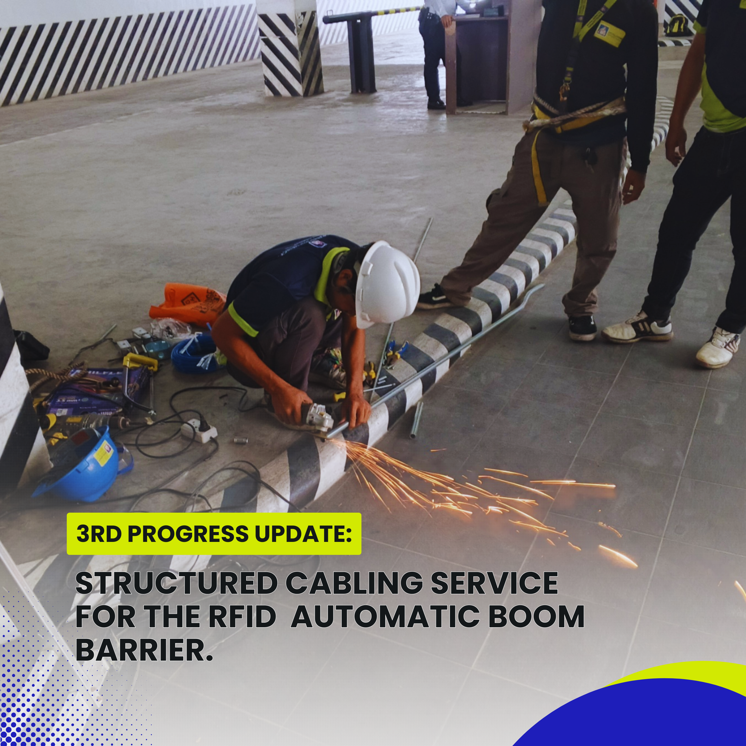 Read more about the article Structured Cabling Service for Cherubim Security Agency Inc.’s RFID Automatic Boom Barrier – 3rd Progress Update.