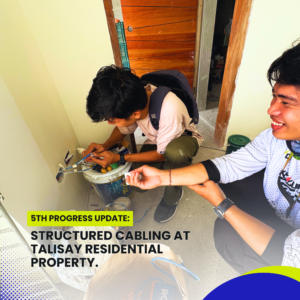 5th Progress Update structured cabling at TALISAY RESIDENTIAL Property.7