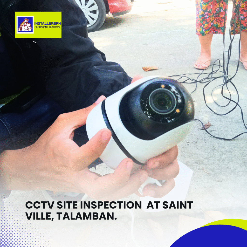 CCTV Site Inspection at Saint Ville, Talamban.