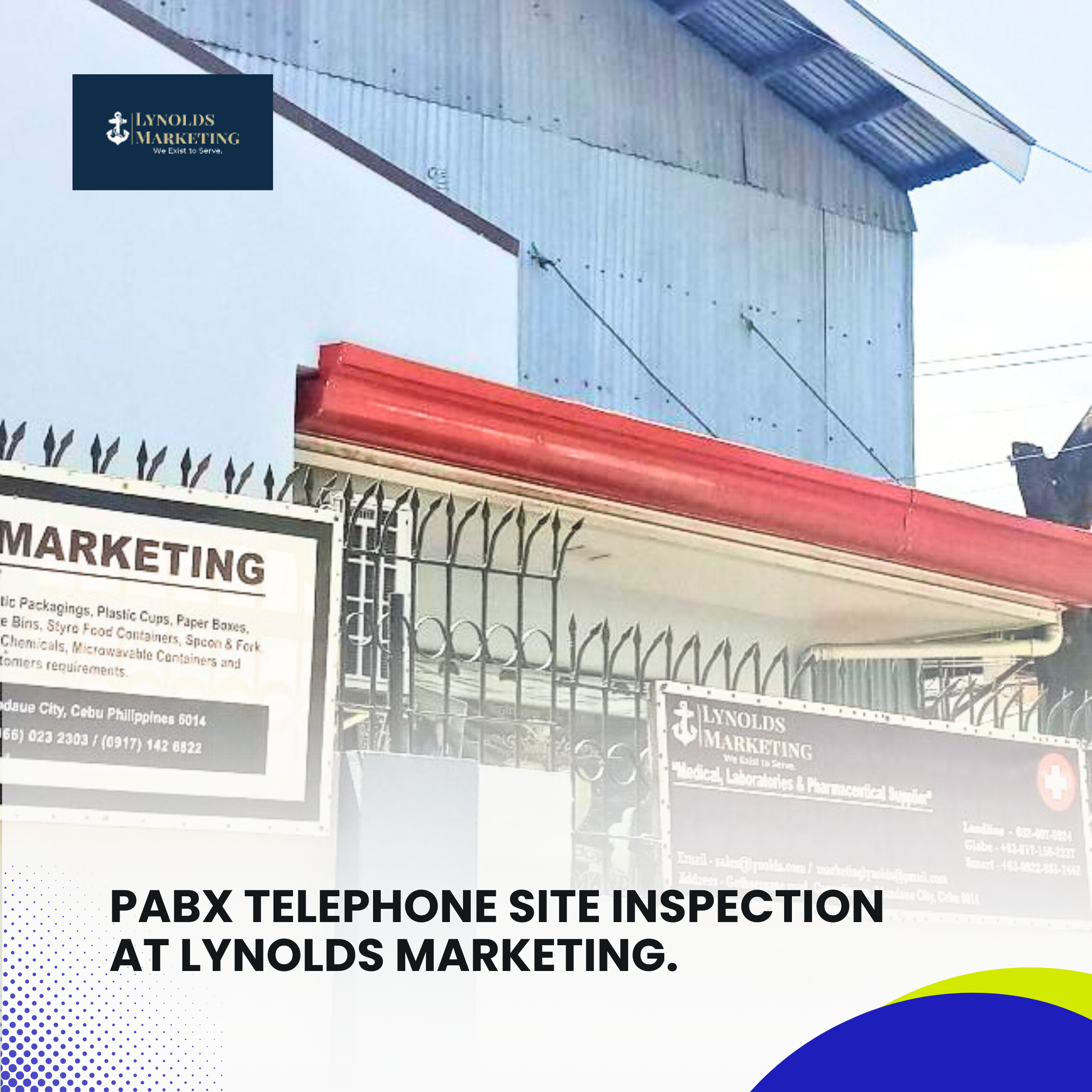 Read more about the article PABX Telephone Site Inspection at Lynolds Marketing.