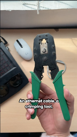 Read more about the article Demonstration on Terminating and Testing a Network Cable.