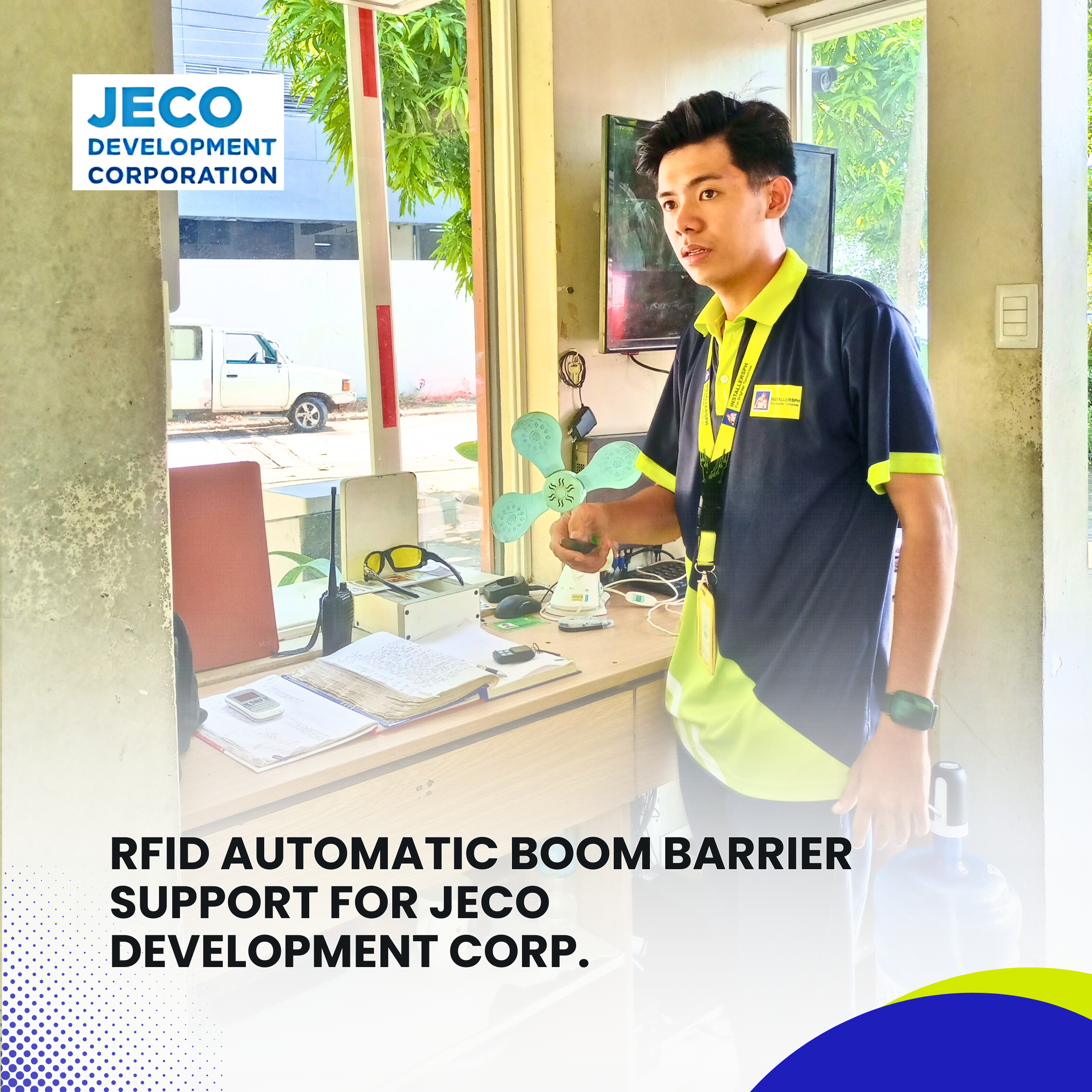 Read more about the article RFID Automatic Boom Barrier Support for JECO DEVELOPMENT CORP.