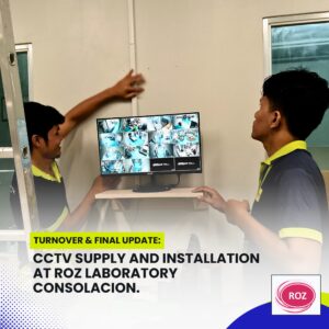 Read more about the article CCTV Supply and Installation at Roz Laboratory Consolacion — Turnover & Final Update.