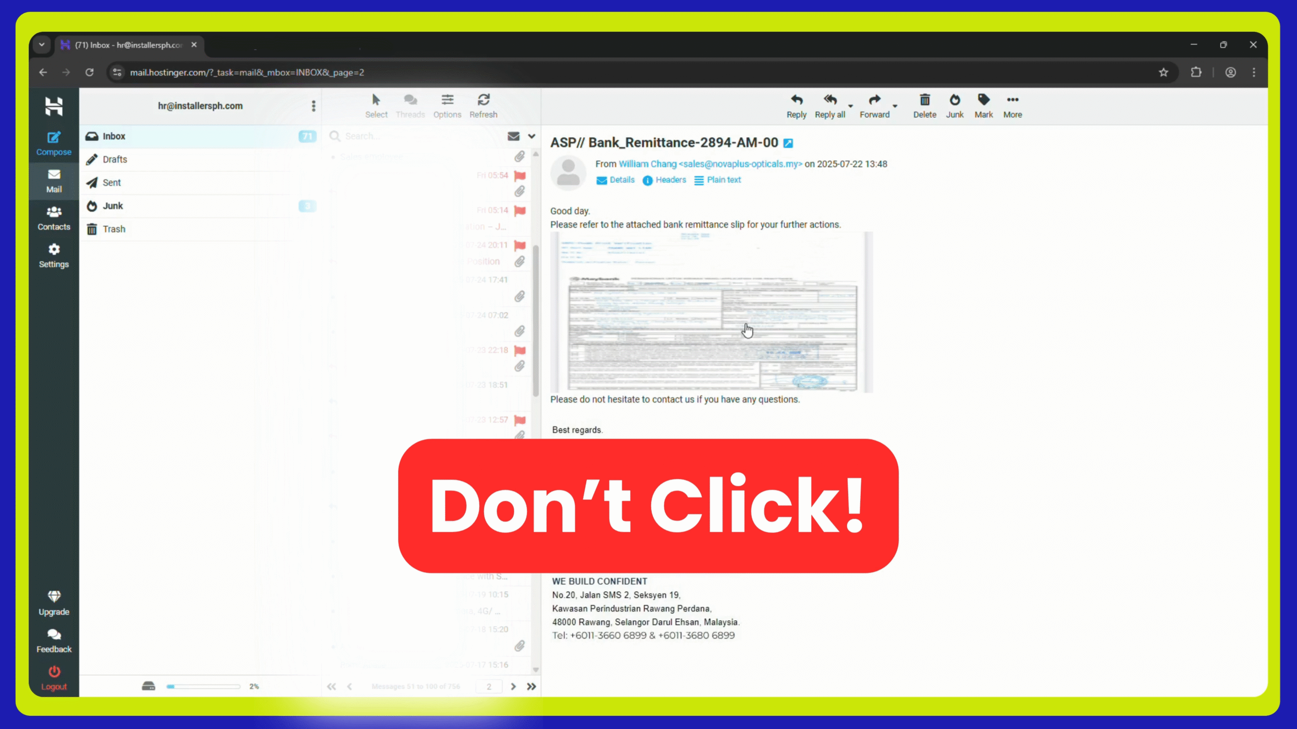 Read more about the article Awareness Video about Phishing Emails.