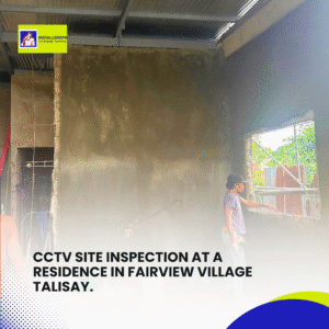 CCTV Site Inspection at a Residence in Fairview Village Talisay (2)