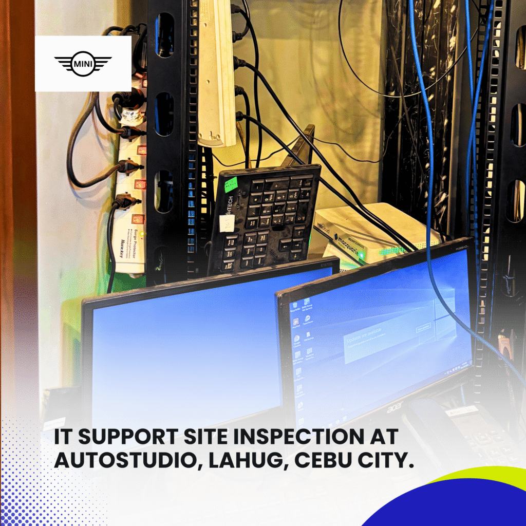 IT Support Site Inspection at AutoStudio, Lahug, Cebu City