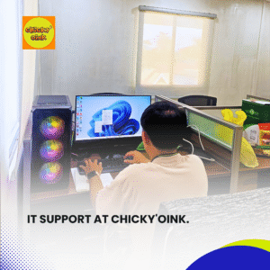 IT Support at Chicky'Oink (2)