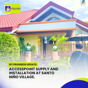 AccessPoint-Supply-and-Installation-at-Santo-Nino-Village-1st-progress-update