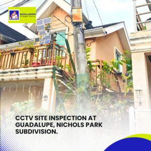 CCTV Site Inspection at Guadalupe, Nichols Park subdivision.​ (10)