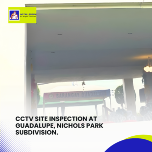 CCTV Site Inspection at Guadalupe, Nichols Park subdivision.​ (2)