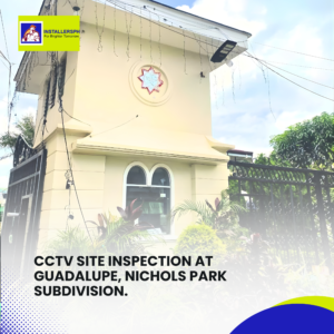 CCTV Site Inspection at Guadalupe, Nichols Park subdivision.​