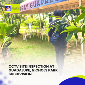 CCTV Site Inspection at Guadalupe, Nichols Park subdivision.​ (6)