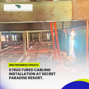 Structured Cabling Installation at Secret Paradise Resort - 2nd progress update (3)