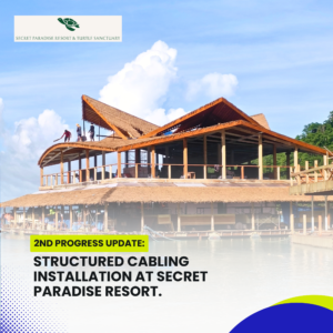 Structured Cabling Installation at Secret Paradise Resort - 2nd progress update