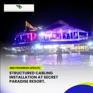 Structured Cabling Installation at Secret Paradise Resort - 2nd progress update (4)