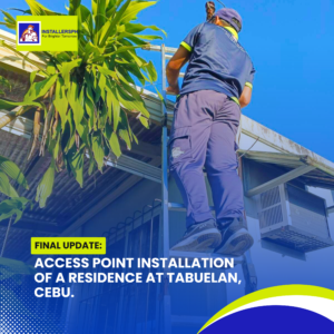 Access Point Installation of a Residence at Tabuelan, Cebu (2)