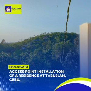 Access Point Installation of a Residence at Tabuelan, Cebu