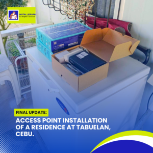 Access Point Installation of a Residence at Tabuelan, Cebu (8)