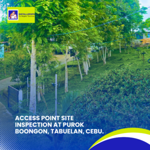 AccessPoint Supply and Installation at Santo Niño Village-Final Progress Update