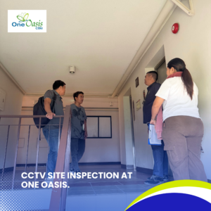 CCTV Site inspection at One Oasis Cebu
