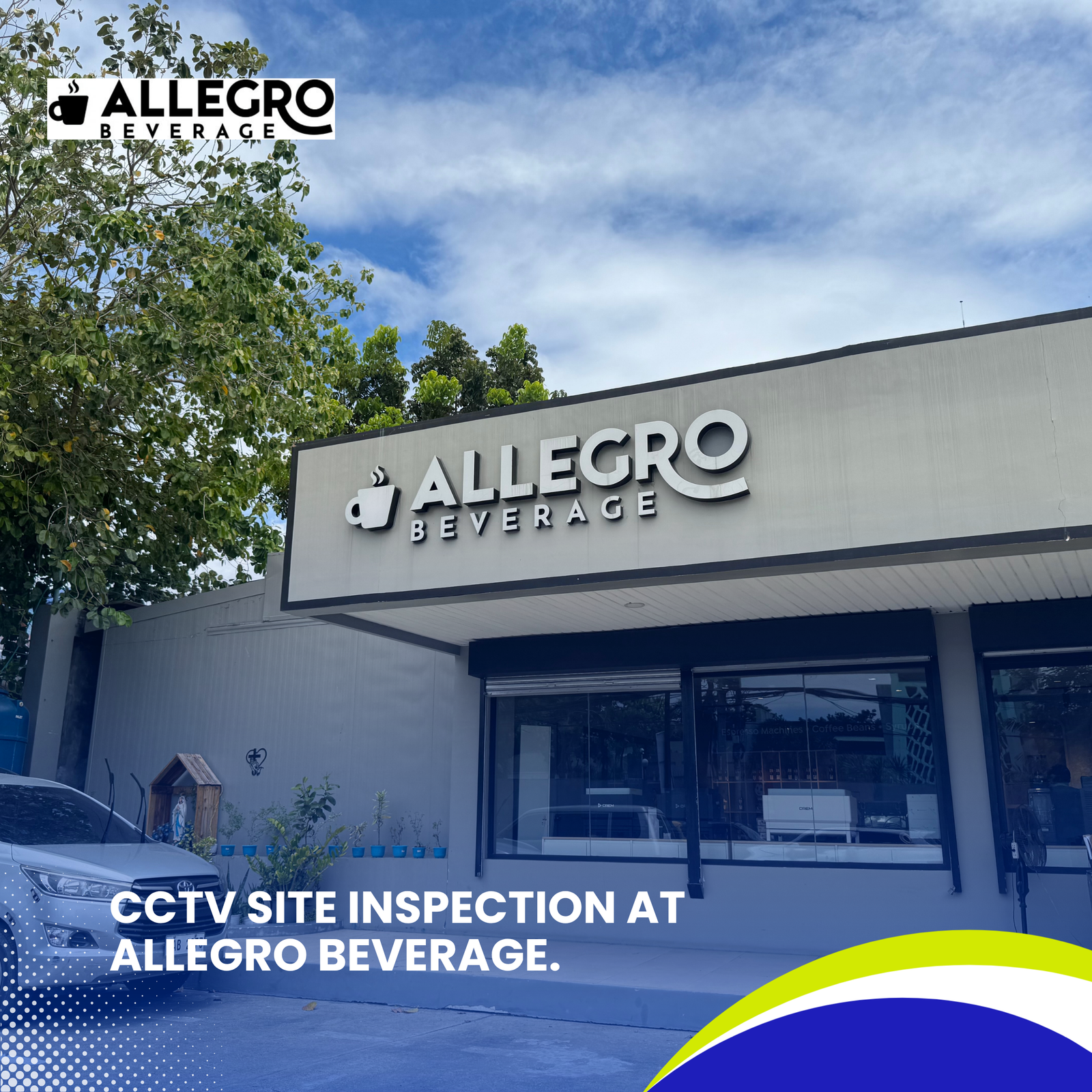 Read more about the article CCTV Site Inspection at Allegro Beverage.
