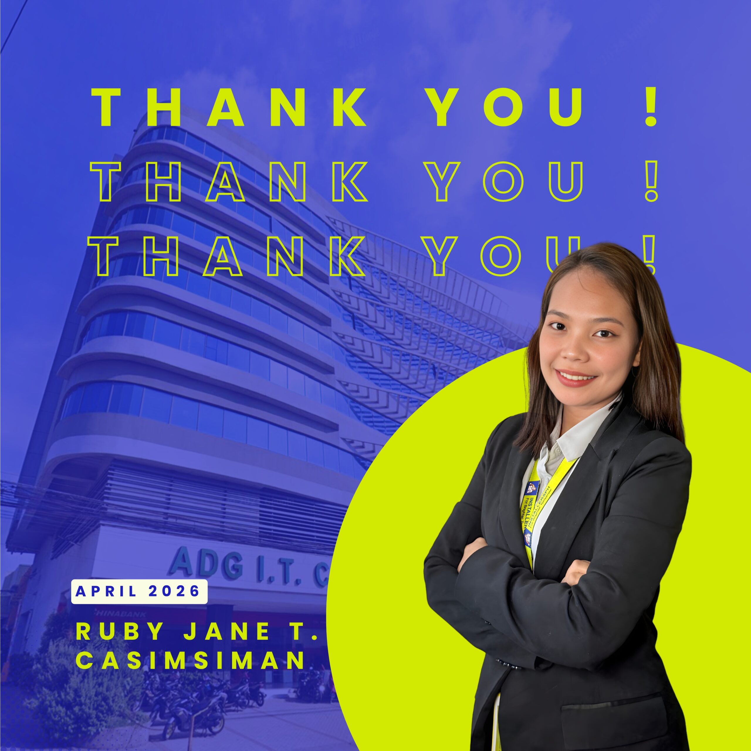 A Heartfelt Farewell: Celebrating the Service of Miss Ruby Jane T. Casimsiman.