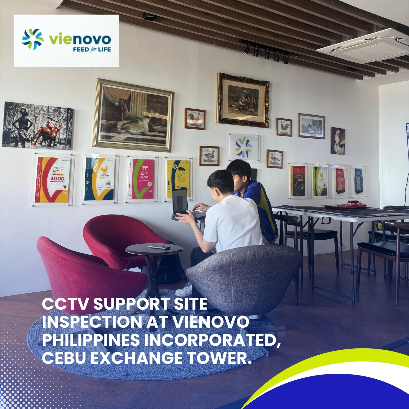 CCTV Support Site Inspection at Vienovo Philippines Inc., Cebu Exchange Tower.