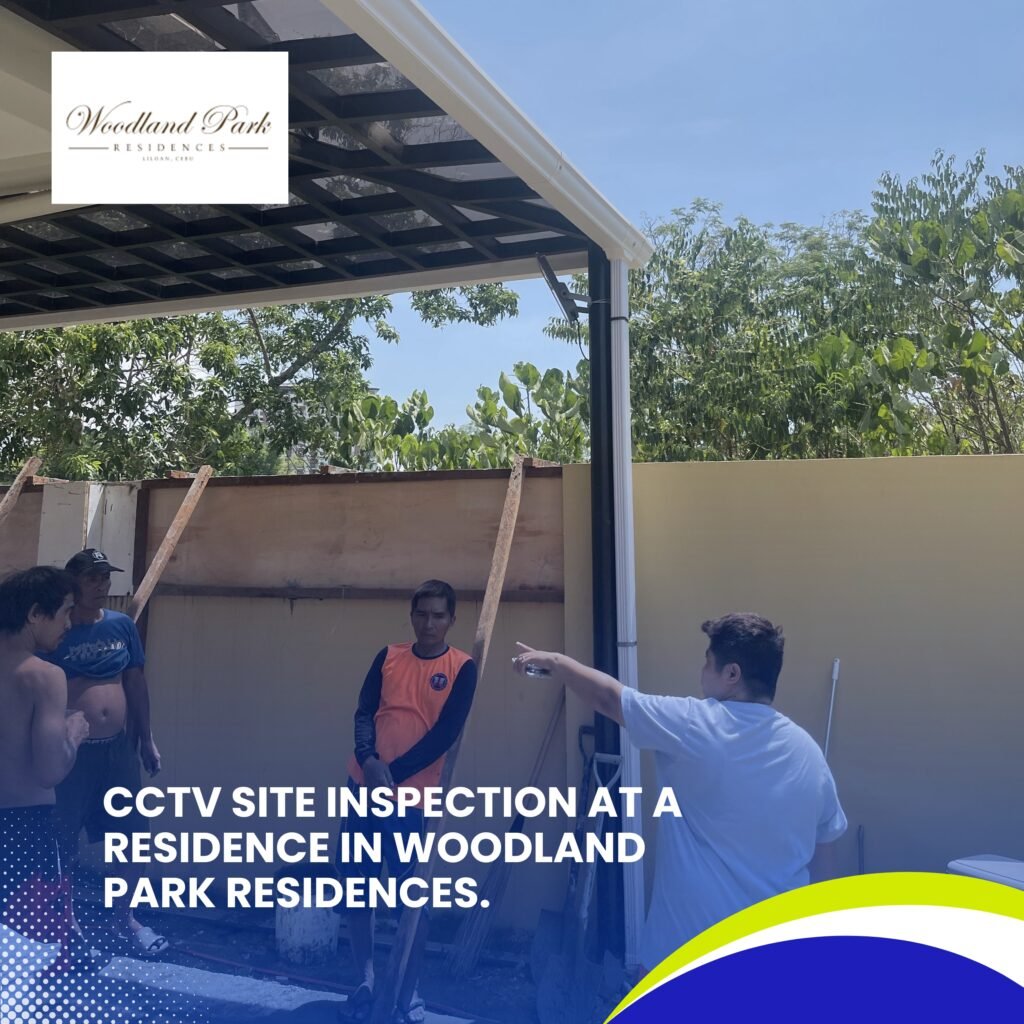 CCTV Site Inspection at a residence in Woodland Park Residences.