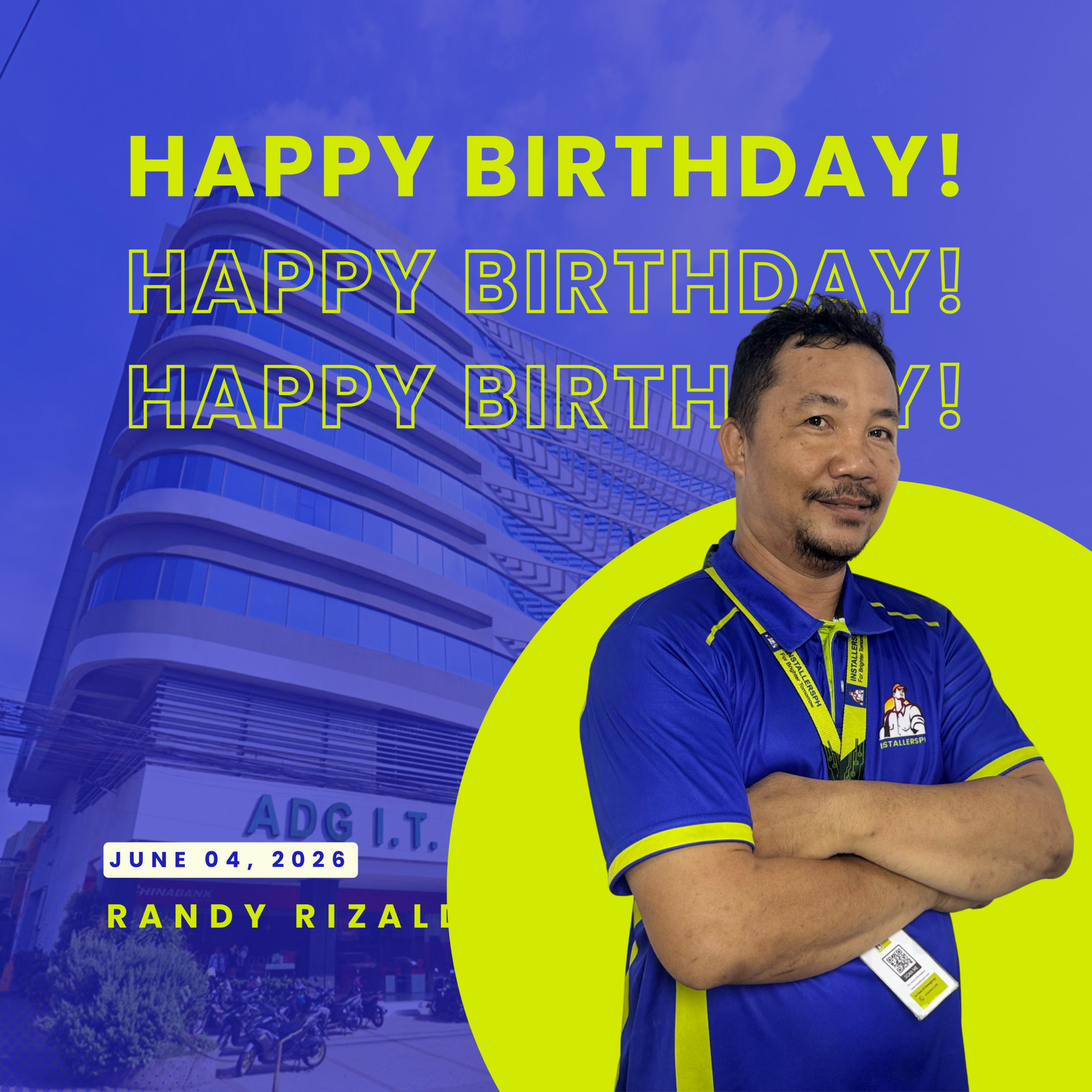 Celebrating the Birthday of Our Employee | Sir Randy Rizalde.