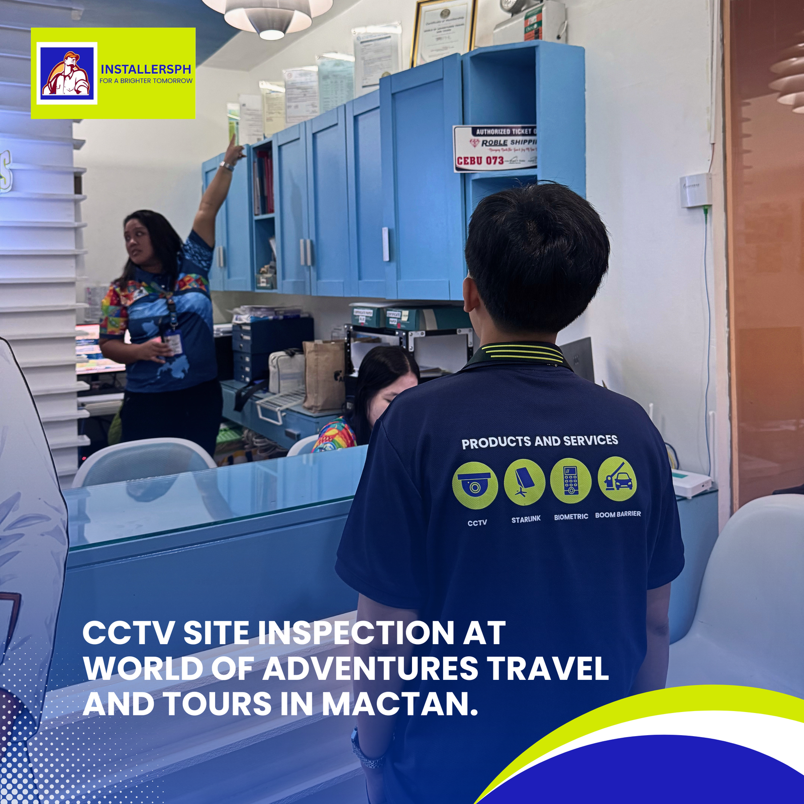 Read more about the article CCTV Site Inspection at World of Adventures Travel and Tours and a Residential Property in Mactan.