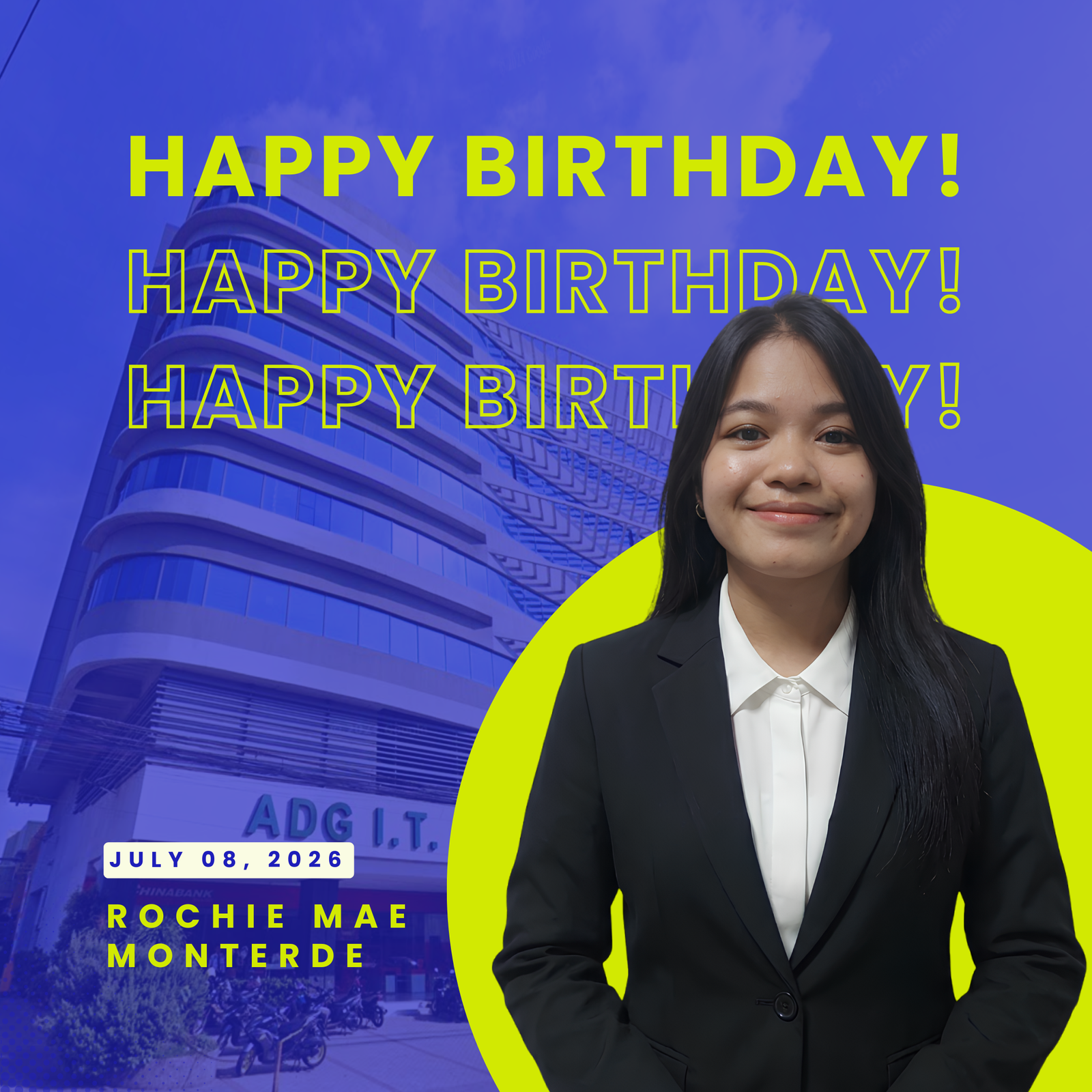 Read more about the article Happy Birthday to our Former Intern | Rochie Mae Monterde.