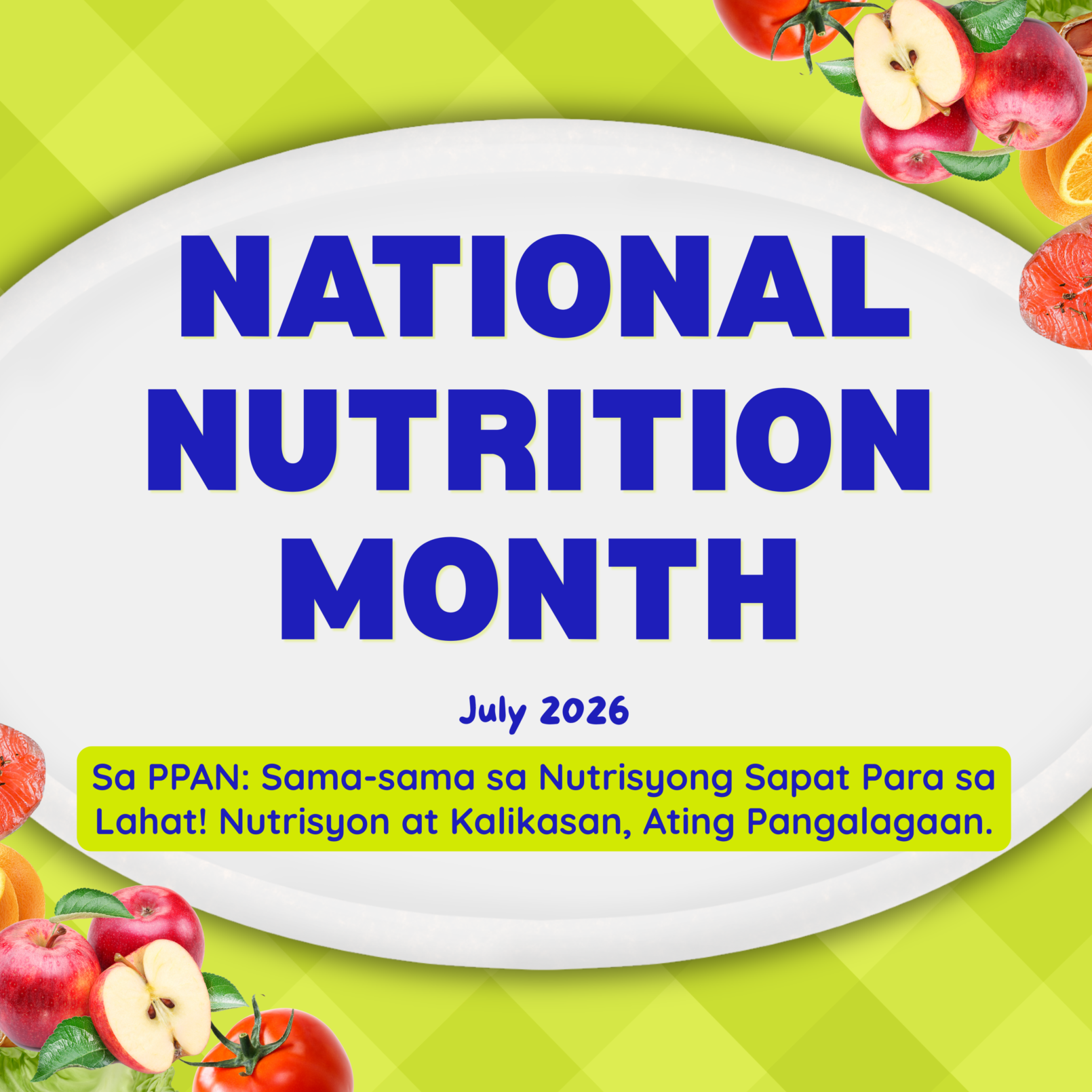 Read more about the article NATIONAL NUTRITION MONTH