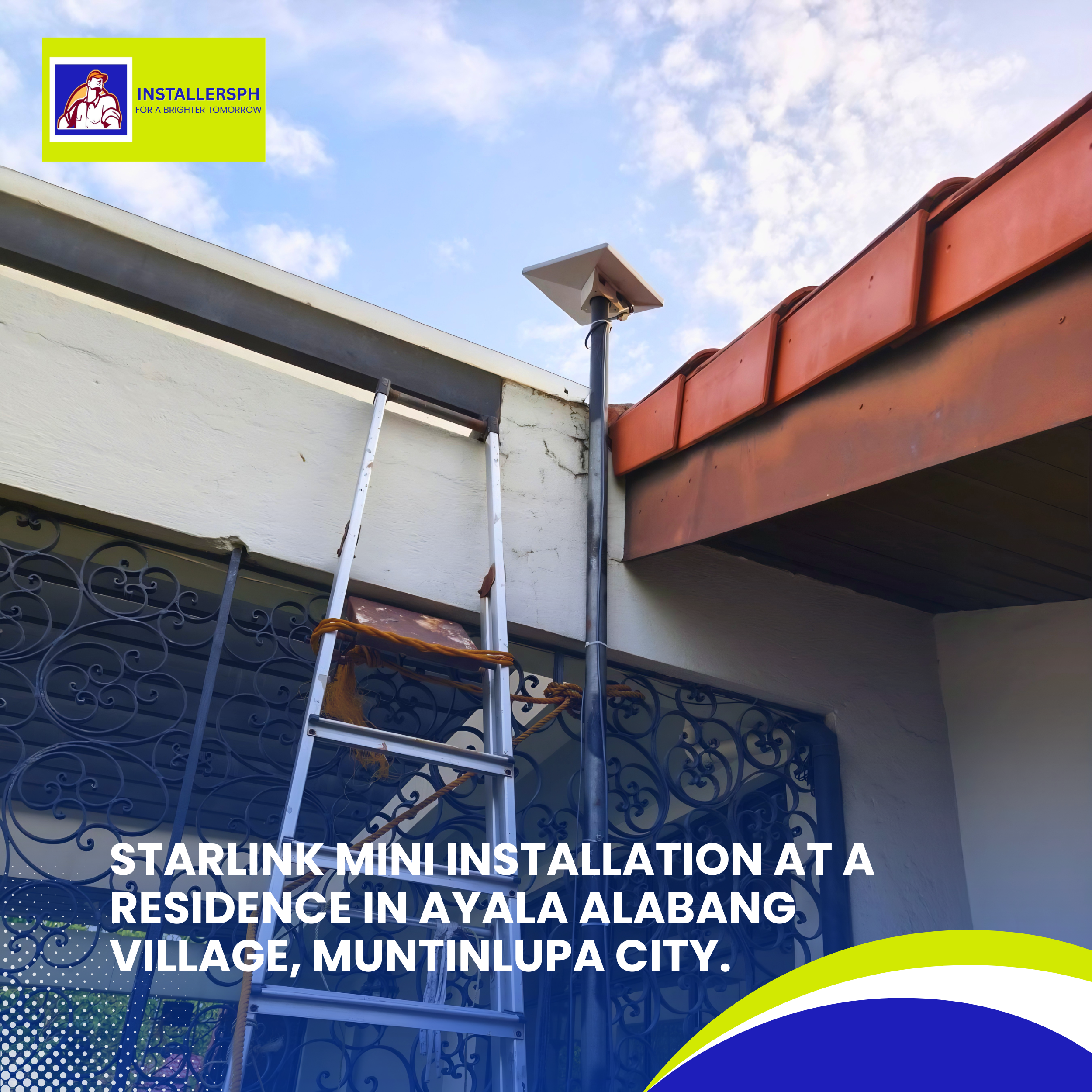 Read more about the article Starlink Mini installation at a residence in Ayala Alabang Village, Muntinlupa City.