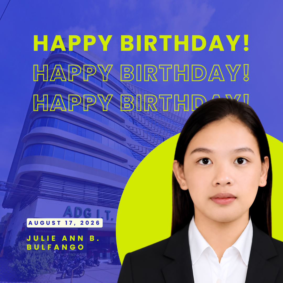 Read more about the article Happy Birthday to our Intern | Julie Ann  Bulfango.