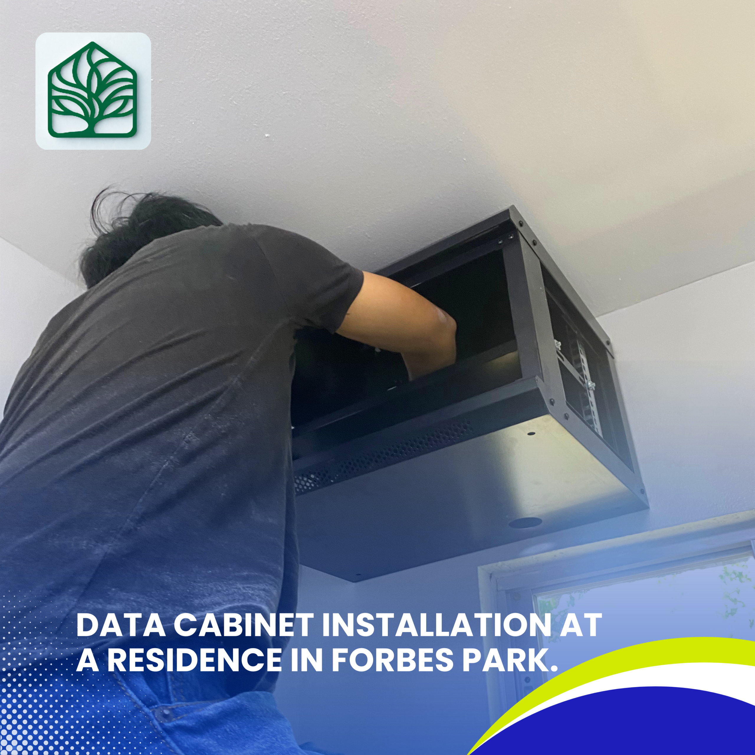 Read more about the article Data Cabinet Installation at a Residence in Forbes Park