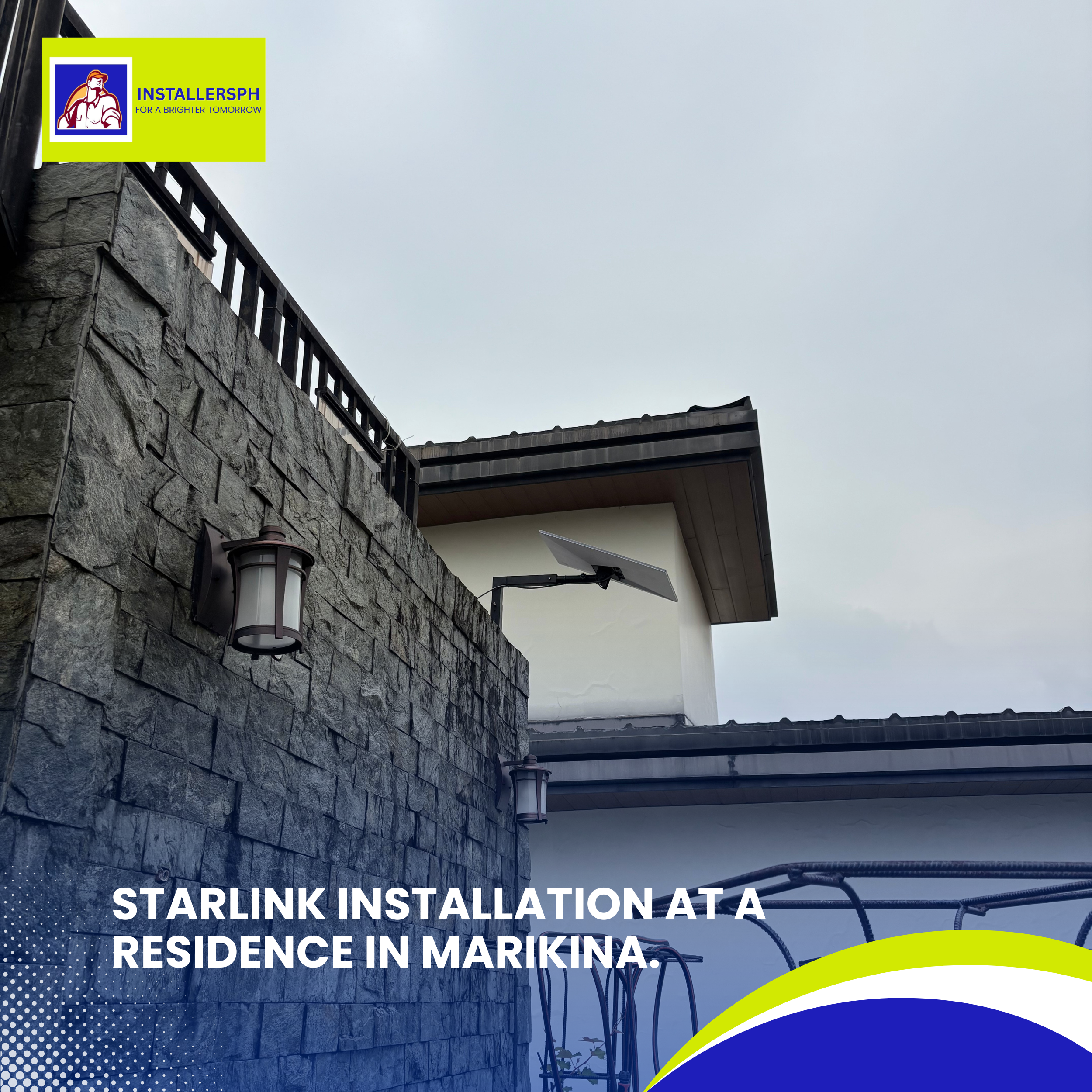 Read more about the article Starlink Installation at a Residence in Marikina.