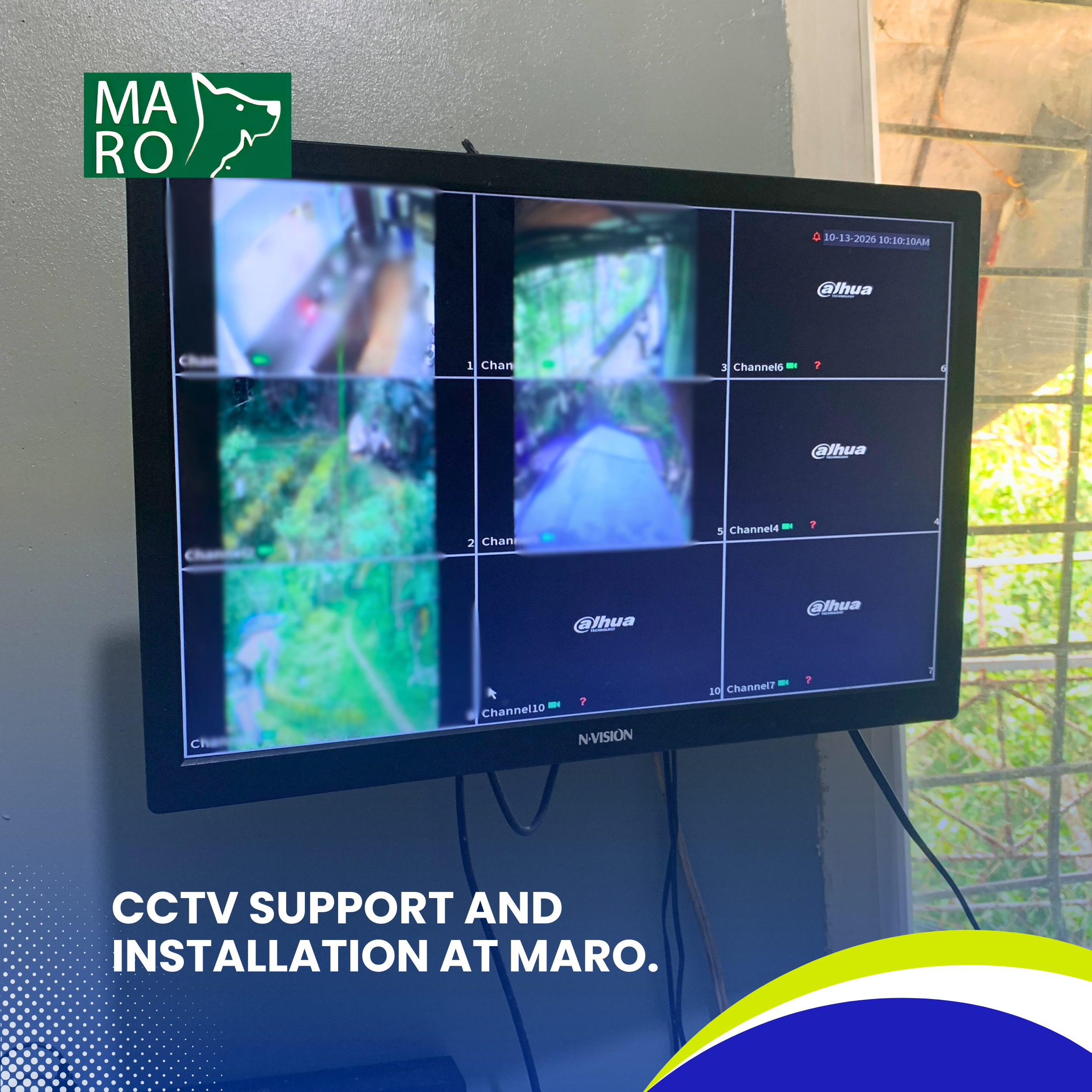 Read more about the article CCTV Support and Installation at MARO.