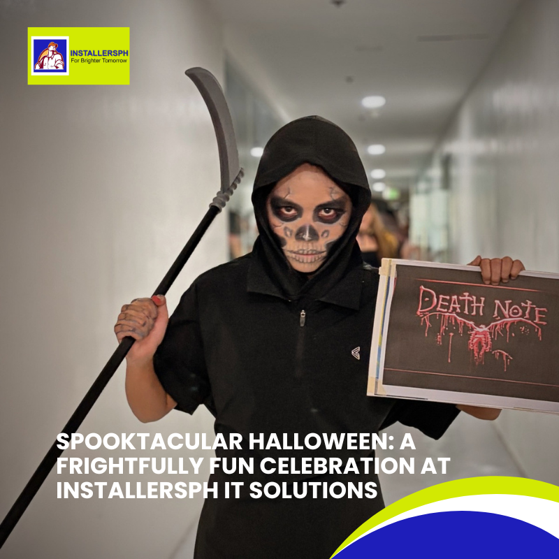 Spooktacular Halloween: a frightfully fun celebration at InstallersPH IT Solutions.