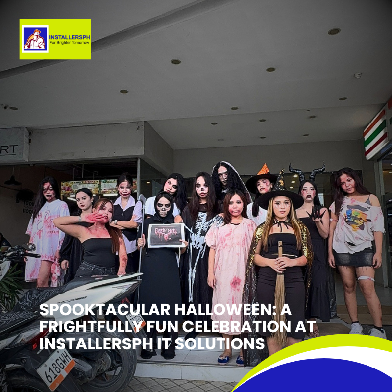 Spooktacular Halloween: a frightfully fun celebration at InstallersPH IT Solutions.