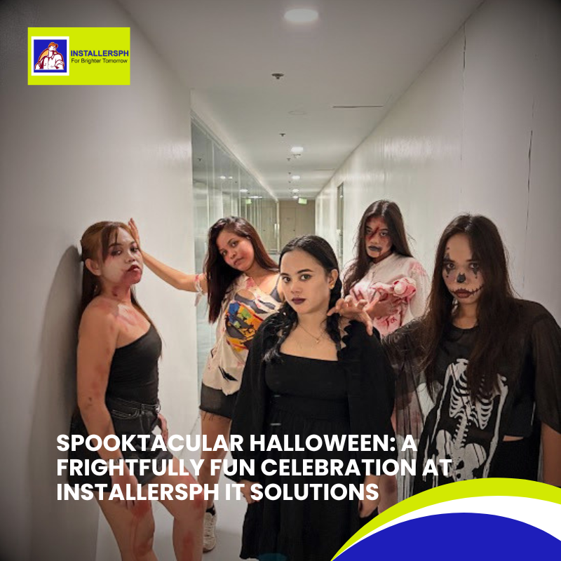Spooktacular Halloween: a frightfully fun celebration at InstallersPH IT Solutions.